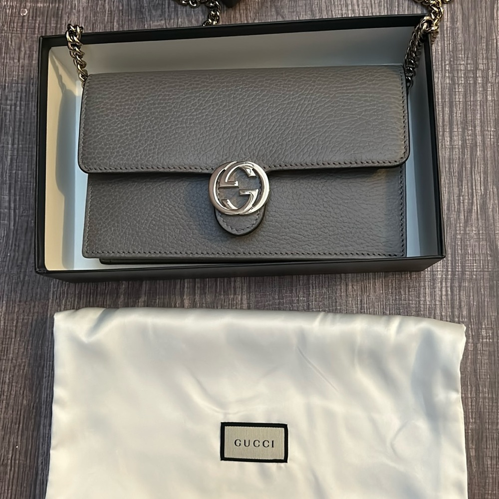 Gucci grey bag
